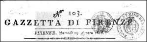 Gazzetta di firenze 1815